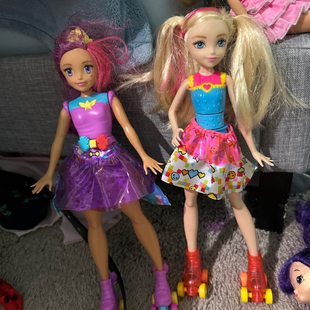 Original 2013 Barbie video game hero doll bundle